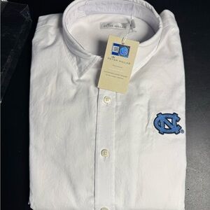 PETER MILLAR Womens UNC Stretch Button Down Shirt